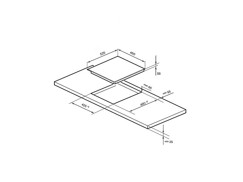 Индукционная варочная поверхность EVI 430A WH