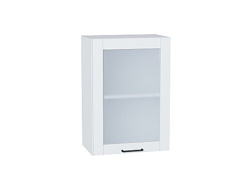 Шкаф верхний с 1-ой остекленной дверцей Флэт Плюс