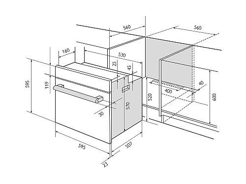 Электрический духовой шкаф EDM 076 WH